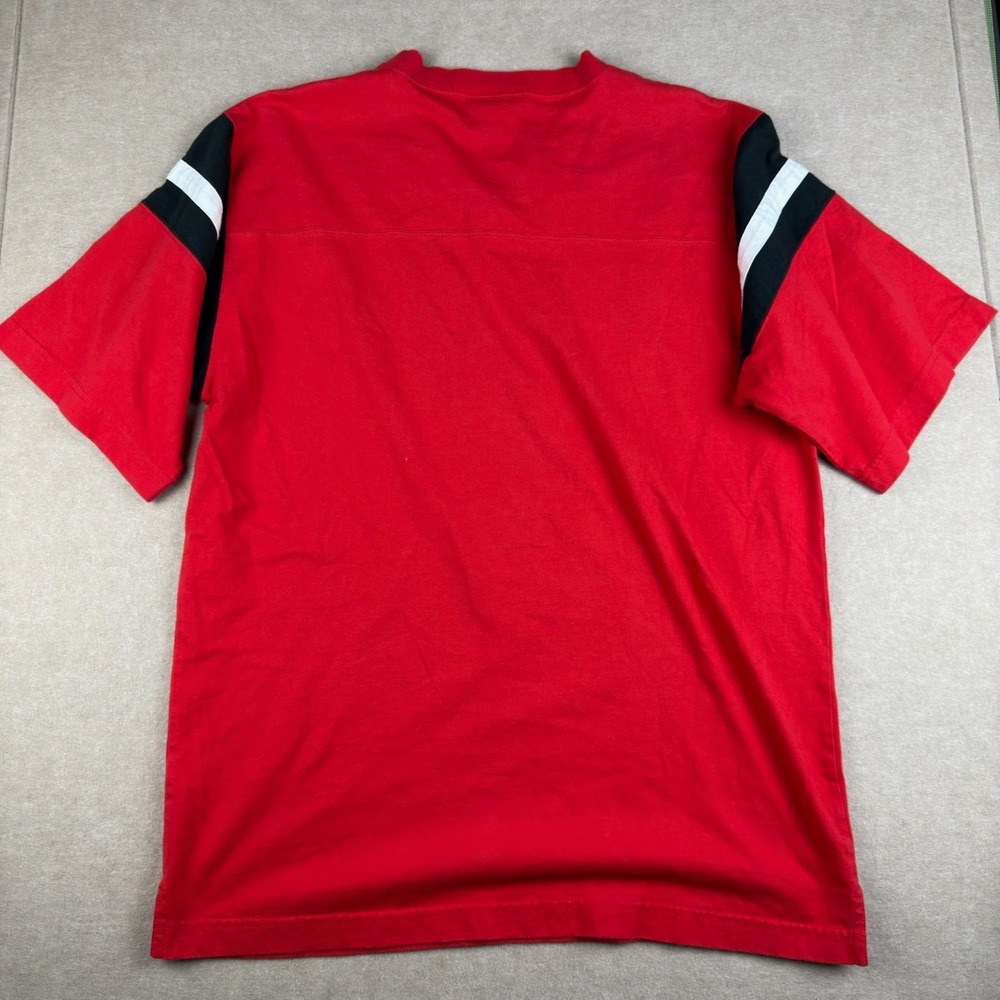 Vintage Cincinnati Reds MLB Lee Sport V-Neck Jersey T-Shirt M Red‎ Mens - Picture 2 of 10